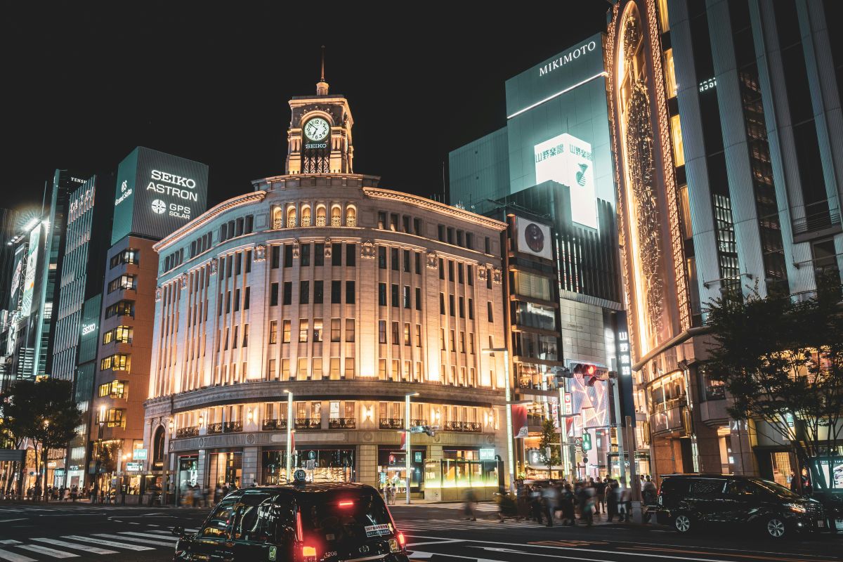 ご褒美リングを探しに訪れた銀座の街並み
